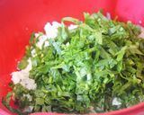 A picture of step 4 of Palak Paneer Paratha.