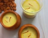 A picture of step 4 of Saffron and dry fruits Milk.