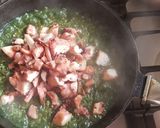 Foto del paso 4 de la receta: Arroz verde con tentáculos de calamar. #Mercado #CEBOLLA