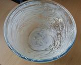 A picture of step 3 of Vickys Great White Shark Cake.