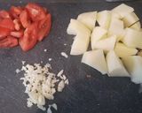 A picture of step 3 of Methi aloo.