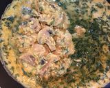 A picture of step 6 of Spinach Mushroom Omelette.
