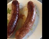 Une image de l'étape 2 de Aubergines farcies saucisses Strasbourg champignons poivrons épices cajun et scamorza grillée.