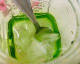 A picture of step 1 of Rooh Afza Mojito.