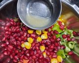 A picture of step 4 of Pomegranate salad.