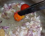 A picture of step 2 of Qeema Matar.