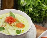 Foto del paso 3 de la receta Gazpacho de pepino con kéfir y salmón ahumado