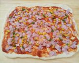 Búbos pizza recept fázis 5 fotója