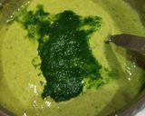 A picture of step 2 of Spinach & Chickpea Flour Chilla.