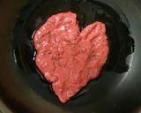 A picture of step 5 of Beetroot Hearts.