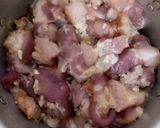Hình bước làm 4 của món Thịt ba chỉ cuốn lá mác mật