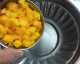 A picture of step 1 of Mango aam Panna.