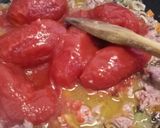 A picture of step 2 of Tagliatelle with mushroom and salame ragù.