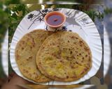 A picture of step 5 of Stuffed Bajra Paratha Pearl Millet Flatbread.