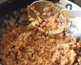 A picture of step 6 of Chettinad Scrambled Egg masala.