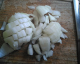 Foto del paso 2 de la receta: Macarrones con berenjena y pimientos