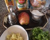 A picture of step 1 of Hawaiian salad.