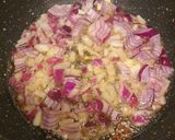 A picture of step 3 of Mushroom Masala Curry 🍄🍛🌶.