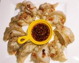 A picture of step 14 of Dumplings or Momos Served With Chilli Oil.