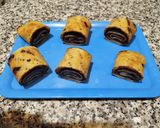 Foto del paso 9 de la receta Hojaldre enrollado con o sin gluten con crema de chocolate con o sin avellana tú eliges