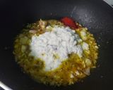 A picture of step 3 of Methi Chole Masala.