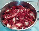 Erős/édes paprikakrém recept fázis 1 fotója
