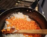 A picture of step 4 of Arroz chaufán.