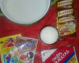 Foto langkah ke 1 dari resep Puding Coklat Energen Lapis Crispy.