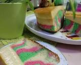 Kek Puding Karamel Pelangi