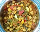 கீரை சன்னா மசாலா (Keerai Chana Masala Recipe in Tamil) ரெசிபி ஸ்டேப் 5 புகைப்படம்