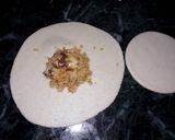 A picture of step 4 of Chandrakala gujiya.