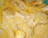 A picture of step 3 of Smoked Drumsticks Zarda Biryani.