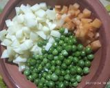Une image de l'étape 2 de Dôme de riz aux légumes de saison.