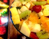A picture of step 1 of Fruit Chaat.