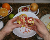 Foto del paso 3 de la receta: Granadas con zumo de naranja