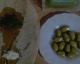 Foto del paso 1 de la receta: Untar !! Aceitunas verdes.