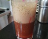 A picture of step 3 of O brown mocktail.