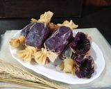 Foto langkah ke 6 dari resep Lumpia Ubi Coklat Lumer.