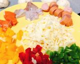 Hình bước làm 2 của món Pizza Ball
