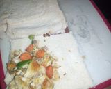 A picture of step 3 of Chicken bread roll.