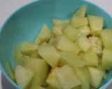Foto langkah ke 2 dari resep Melon Sago Milk Cheese.