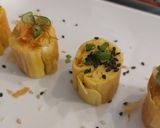 A picture of step 7 of Tamagoyaki, Japanese Omelette.