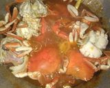 Foto langkah ke 3 dari resep Kepiting saus asam manis.