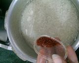 A picture of step 1 of Zarda pulav.
