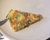 A picture of step 2 of Veggie Omellete.