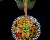 A picture of step 8 of Sweet Potato And Kand Thecha Chaat.