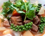 Hình bước làm 2 của món Thịt trâu sốt vang