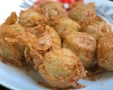 A picture of step 4 of Yam balls.