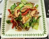 Gambar langkah 4 resipi 👩🍳Cendawan Shiitake Pak Choy Sos Tiram.