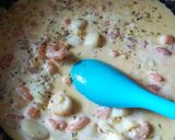Foto del paso 6 de la receta: Pasta con crema de camarones y vieiras